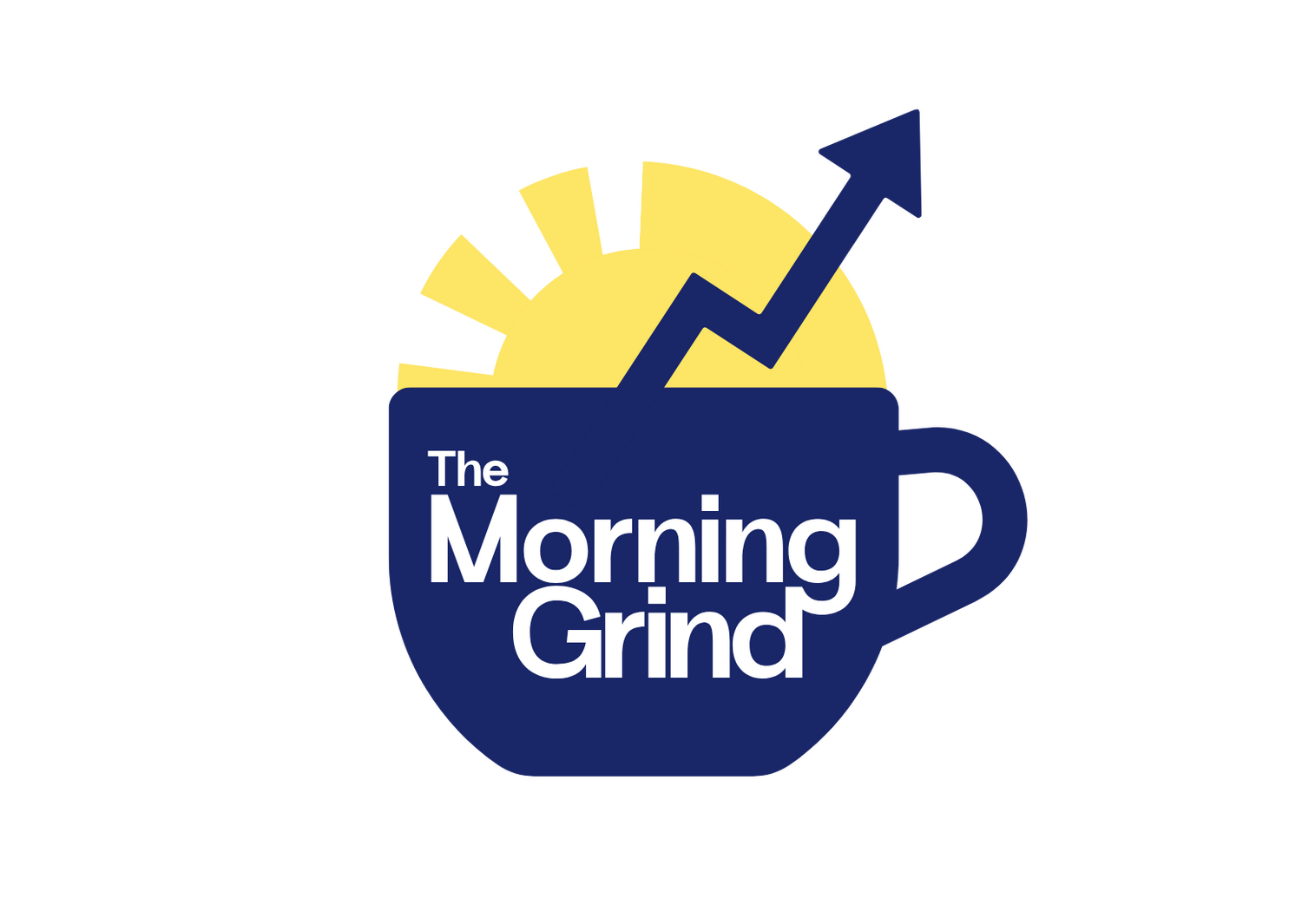 Morning Grind Logo with Coffee Cup